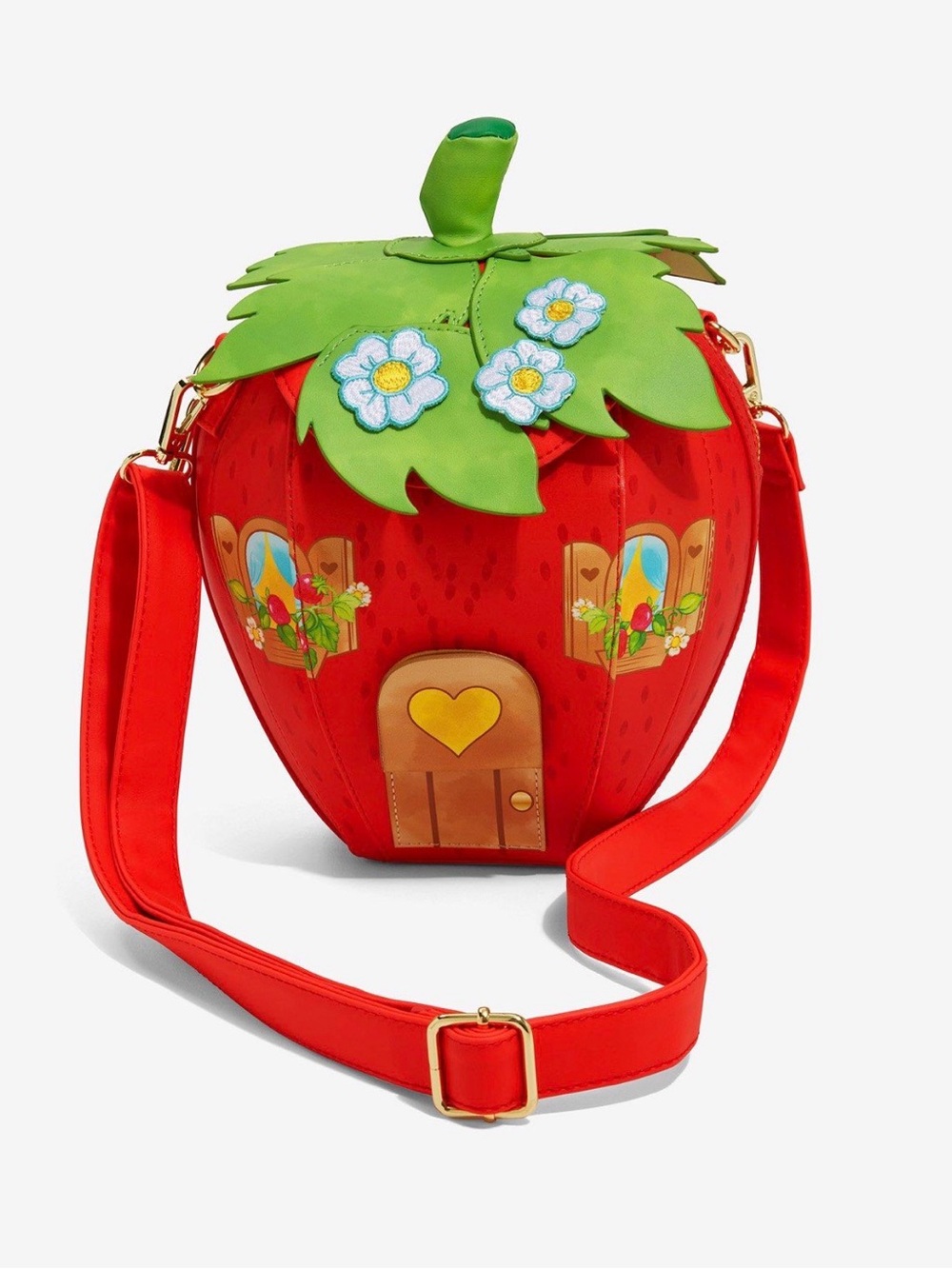 Loungefly Strawberry Shortcake House Figural Crossbody Bag